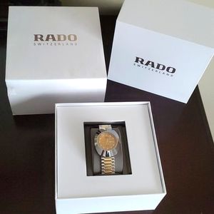 RADO DIASTAR ORIGINALl Quartz Watch with Stainless Steel Strap, Gold
